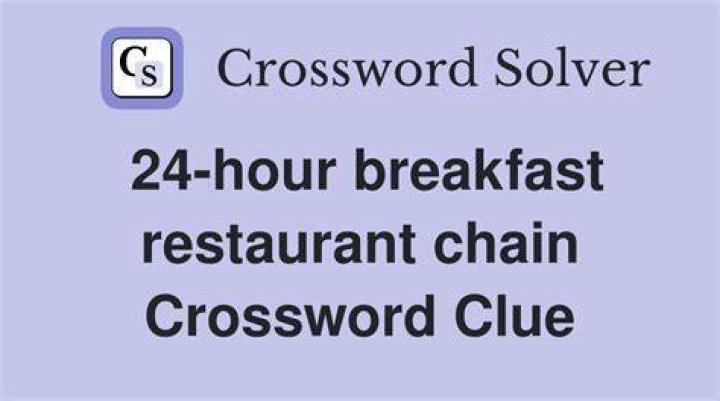 24-hour breakfast chain