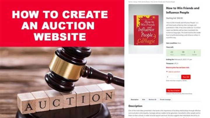Auction site in cyberspace