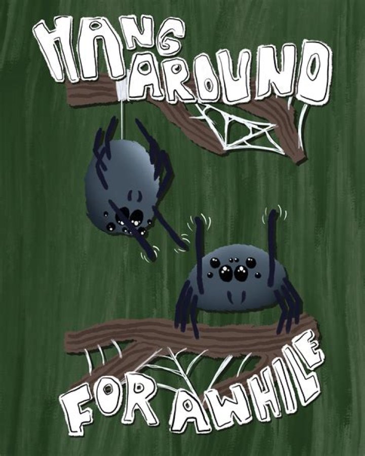 Hang around suspiciously