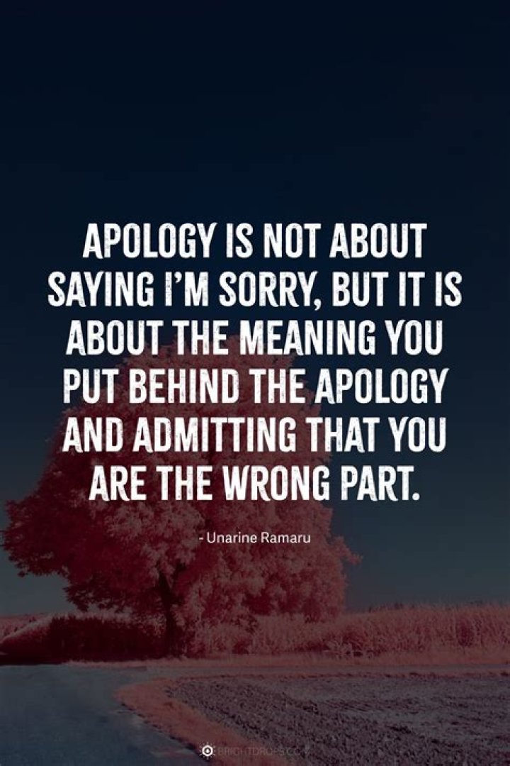 I ___ you an apology