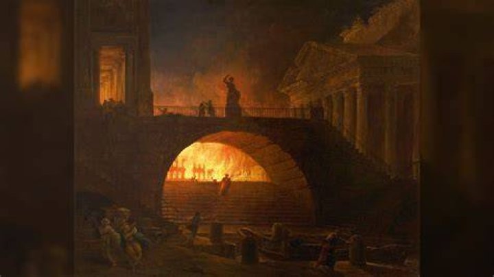Infamous emperor who ruled during Rome's great fire