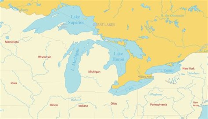 Southernmost of the Great Lakes