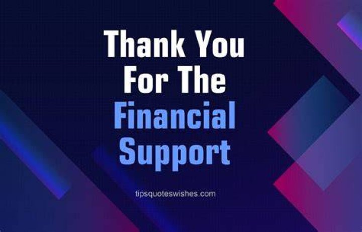 Support that may be financial