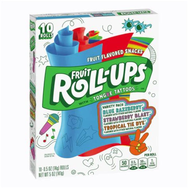Why does my fruit roll-up say pizza?
